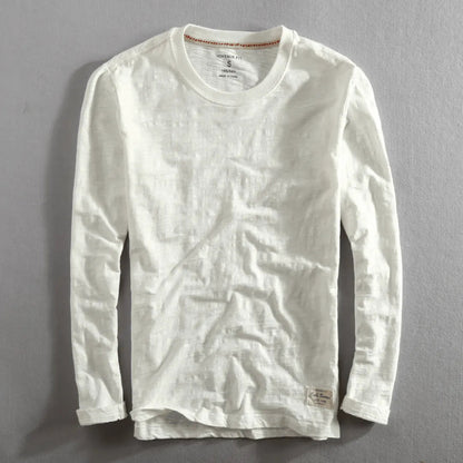 Heren Lange Mouwen Shirt Wit