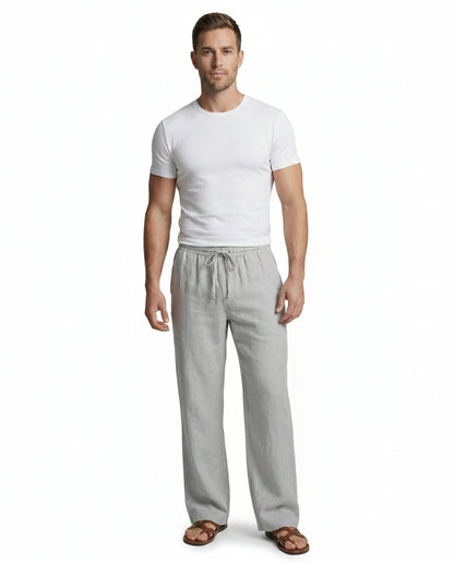 Heren Lounge Broek met Elastische Taille en Trekkoord