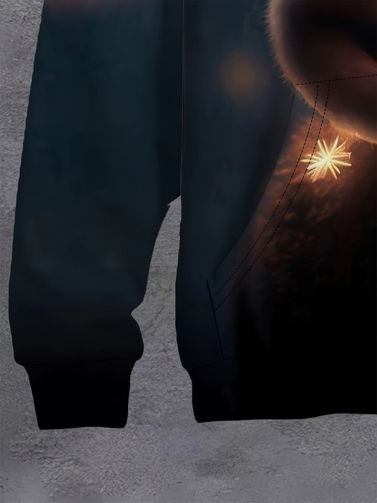Heren Rendier Kerst Hoodie