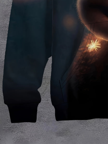 Heren Rendier Kerst Hoodie