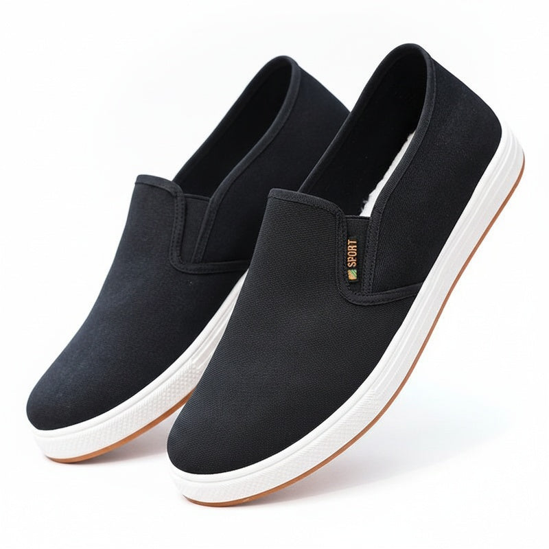 Heren Slip-On Loafers met Elastische Zijband en Antislipzool