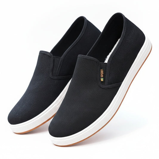 Heren Slip-On Loafers met Elastische Zijband en Antislipzool