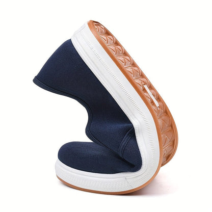 Heren Slip-On Loafers met Elastische Zijband en Antislipzool ##POS:5##