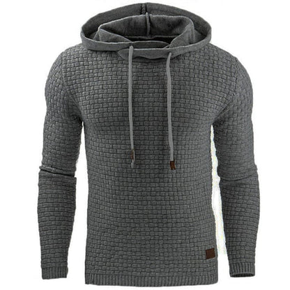 Heren Trui met Capuchon Grijs