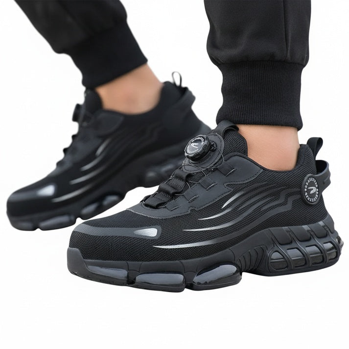 Heren Veiligheidsschoenen met Draaiknop en Dikke Zool S3