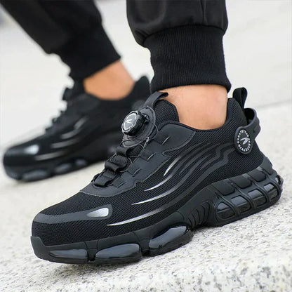 Heren Veiligheidsschoenen met Draaiknop en Dikke Zool S3