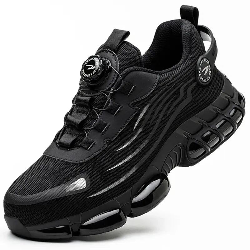Heren Veiligheidsschoenen met Draaiknop en Dikke Zool S3