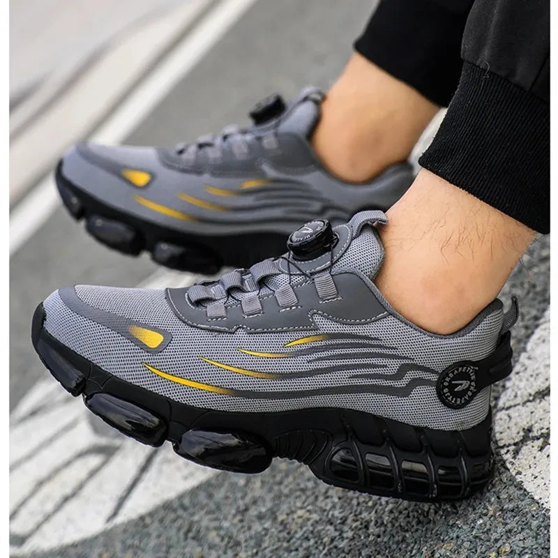 Heren Veiligheidsschoenen met Draaiknop en Dikke Zool S3