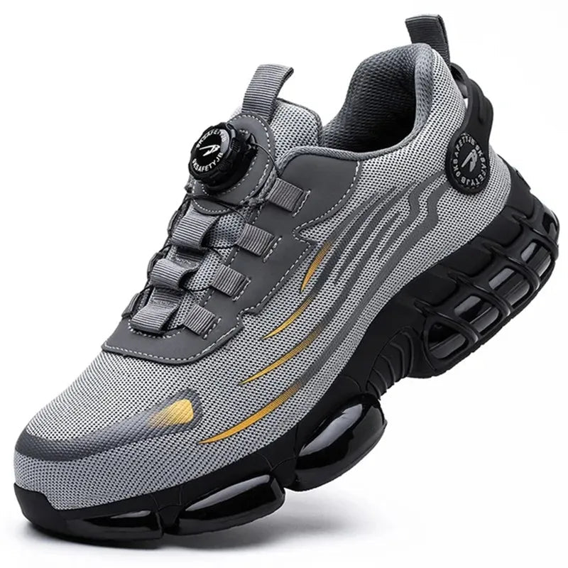 Heren Veiligheidsschoenen met Draaiknop en Dikke Zool S3