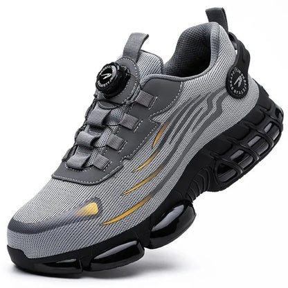 Heren Veiligheidsschoenen met Draaiknop en Dikke Zool S3